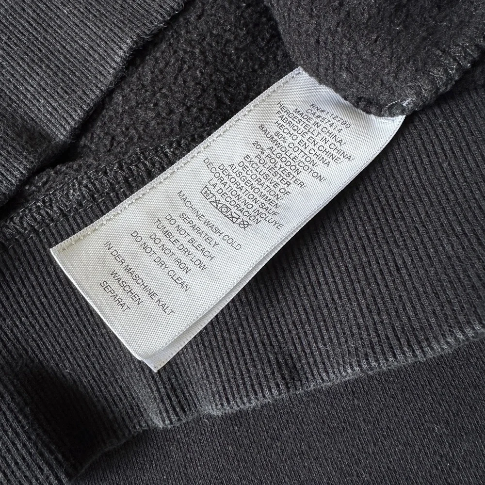 True Religion Chenille True Logo Crewneck - Black - S
